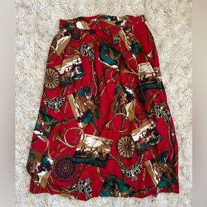 CHAUS Skirt Vintage! Wild Wild West Theme!